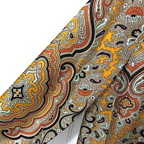 VTG J.CREW Paisley Tunic Dress, Size 6 - Picture 3 of 7